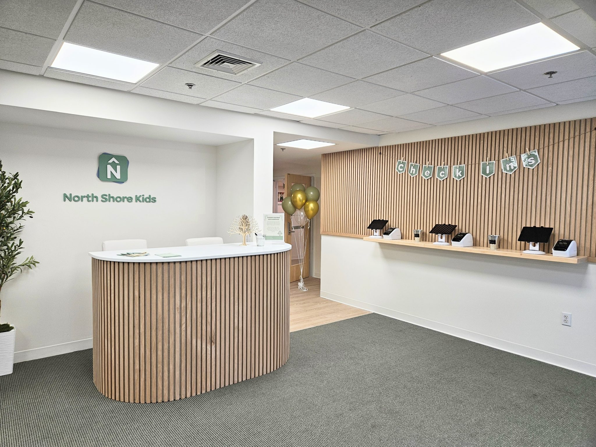 New foyer check in desk and welcome area