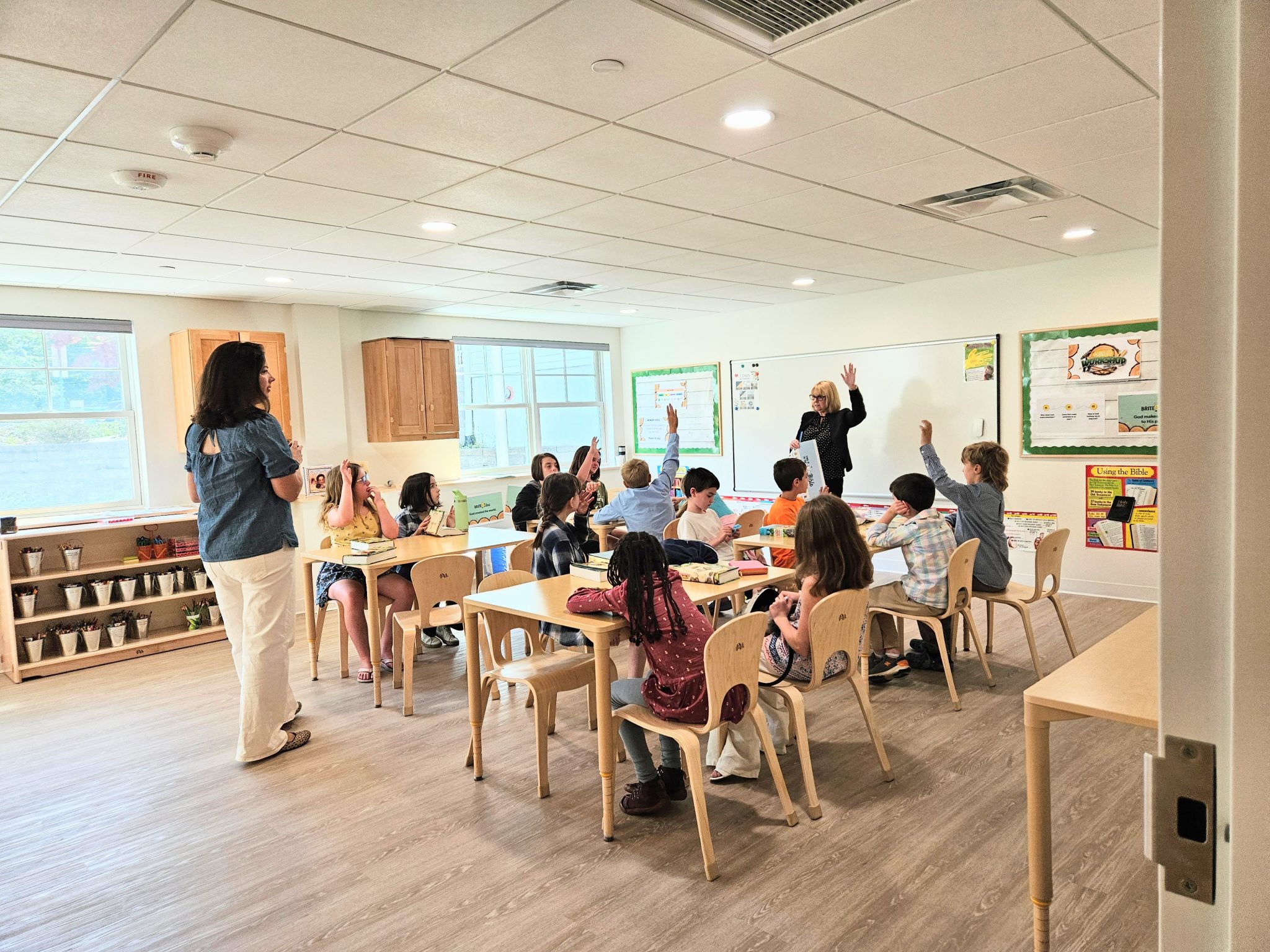 Sunday school classrooms